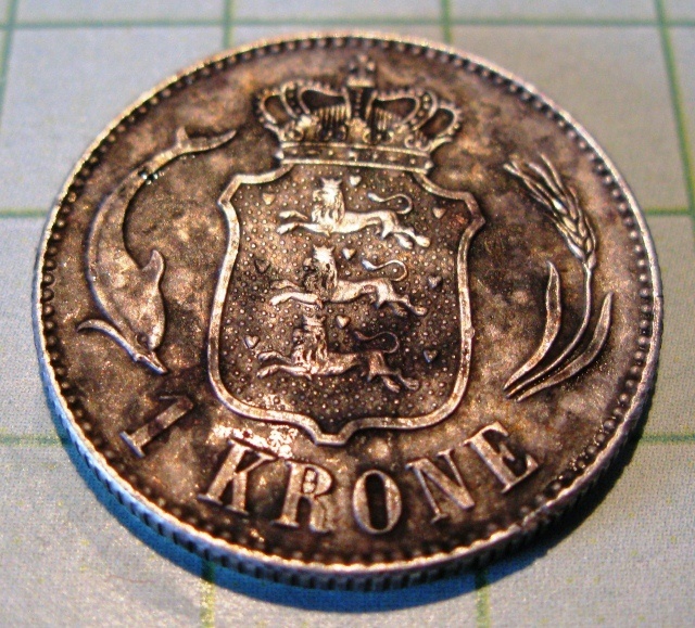 1-krone sølv 1916